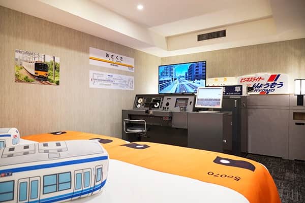 TOBU RAILWAY（東武鉄道）さんのインスタグラム写真 - (TOBU RAILWAY（東武鉄道）Instagram)「. . 📍Asakusa - Asakusa Tobu Hotel Stay in a Tobu Railway operation simulation room! . At Asakusa Tobu Hotel, they have the actual operation simulation rooms used by conductors on the Tobu Tojo Line. You can enjoy a realistic experience of operating trains.  The operation simulators are the ones actually used by crew in the Shiki district, so it has features that can only be experienced in genuine operation simulators - such as realistic CG scenery and a speedometer that moves in response to your input! The guest rooms have a lot of items that make the feeling of operating a train more enjoyable – including station name displays and nameplates! A must see for Tobu Railway fans, and railway fans in general. Enjoy an authentic train operation experience at Asakusa Tobu Hotel. . . . . Please comment "💛" if you impressed from this post. Also saving posts is very convenient when you look again :) . . #visituslater #stayinspired #nexttripdestination . . #asakusa #asakusatobuhotel #simulationroom #placetovisit #recommend #japantrip #travelgram #tobujapantrip #unknownjapan #jp_gallery #visitjapan #japan_of_insta #art_of_japan #instatravel #japan #instagood #travel_japan #exoloretheworld #ig_japan #explorejapan #travelinjapan #beautifuldestinations #toburailway #japan_vacations」8月16日 18時00分 - tobu_japan_trip