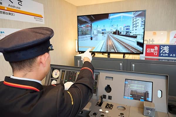 TOBU RAILWAY（東武鉄道）のインスタグラム：「. . 📍Asakusa - Asakusa Tobu Hotel Stay in a Tobu Railway operation simulation room! . At Asakusa Tobu Hotel, they have the actual operation simulation rooms used by conductors on the Tobu Tojo Line. You can enjoy a realistic experience of operating trains.  The operation simulators are the ones actually used by crew in the Shiki district, so it has features that can only be experienced in genuine operation simulators - such as realistic CG scenery and a speedometer that moves in response to your input! The guest rooms have a lot of items that make the feeling of operating a train more enjoyable – including station name displays and nameplates! A must see for Tobu Railway fans, and railway fans in general. Enjoy an authentic train operation experience at Asakusa Tobu Hotel. . . . . Please comment "💛" if you impressed from this post. Also saving posts is very convenient when you look again :) . . #visituslater #stayinspired #nexttripdestination . . #asakusa #asakusatobuhotel #simulationroom #placetovisit #recommend #japantrip #travelgram #tobujapantrip #unknownjapan #jp_gallery #visitjapan #japan_of_insta #art_of_japan #instatravel #japan #instagood #travel_japan #exoloretheworld #ig_japan #explorejapan #travelinjapan #beautifuldestinations #toburailway #japan_vacations」