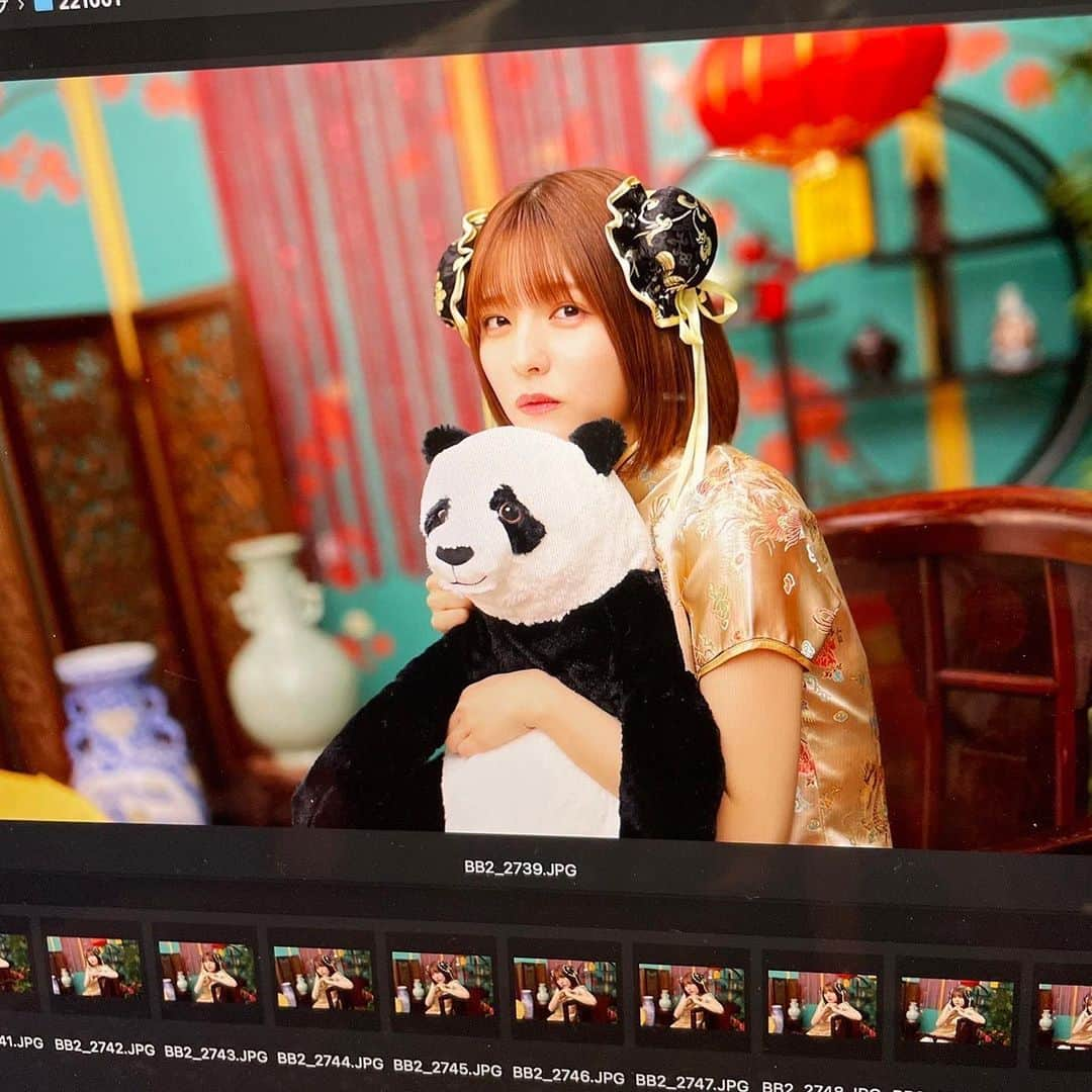 早川聖来のインスタグラム：「🐼  来来来了！  #早川聖来 #乃木坂46」