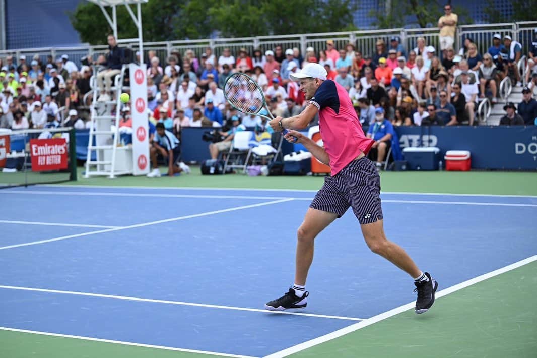フベルト・フルカチュさんのインスタグラム写真 - (フベルト・フルカチュInstagram)「Hello @cincytennis 👋 R1 ☑️  📸: @atptour | Peter Staples」8月16日 10時00分 - hubihurkacz