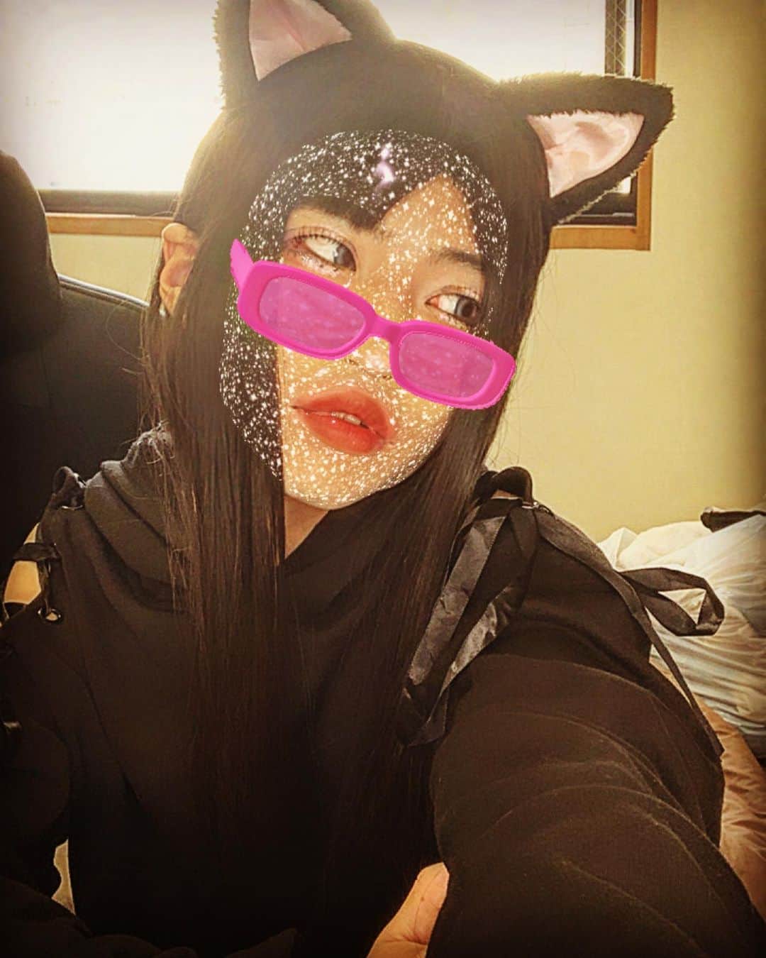 喉押さえマンさんのインスタグラム写真 - (喉押さえマンInstagram)「女装して写真撮った‼️ （今日は盛れる！？）」8月16日 10時38分 - popbca