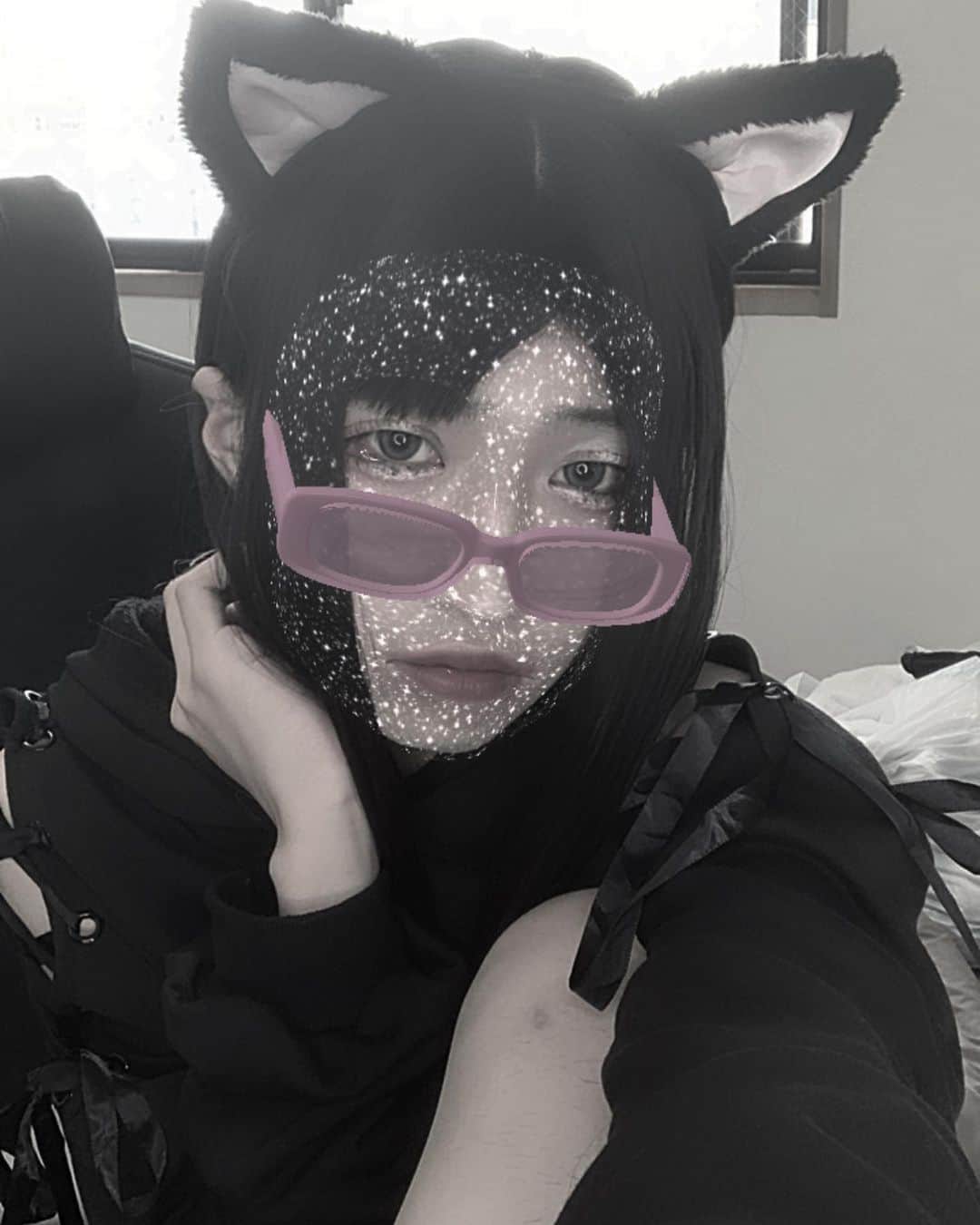 喉押さえマンさんのインスタグラム写真 - (喉押さえマンInstagram)「女装して写真撮った‼️ （今日は盛れる！？）」8月16日 10時38分 - popbca