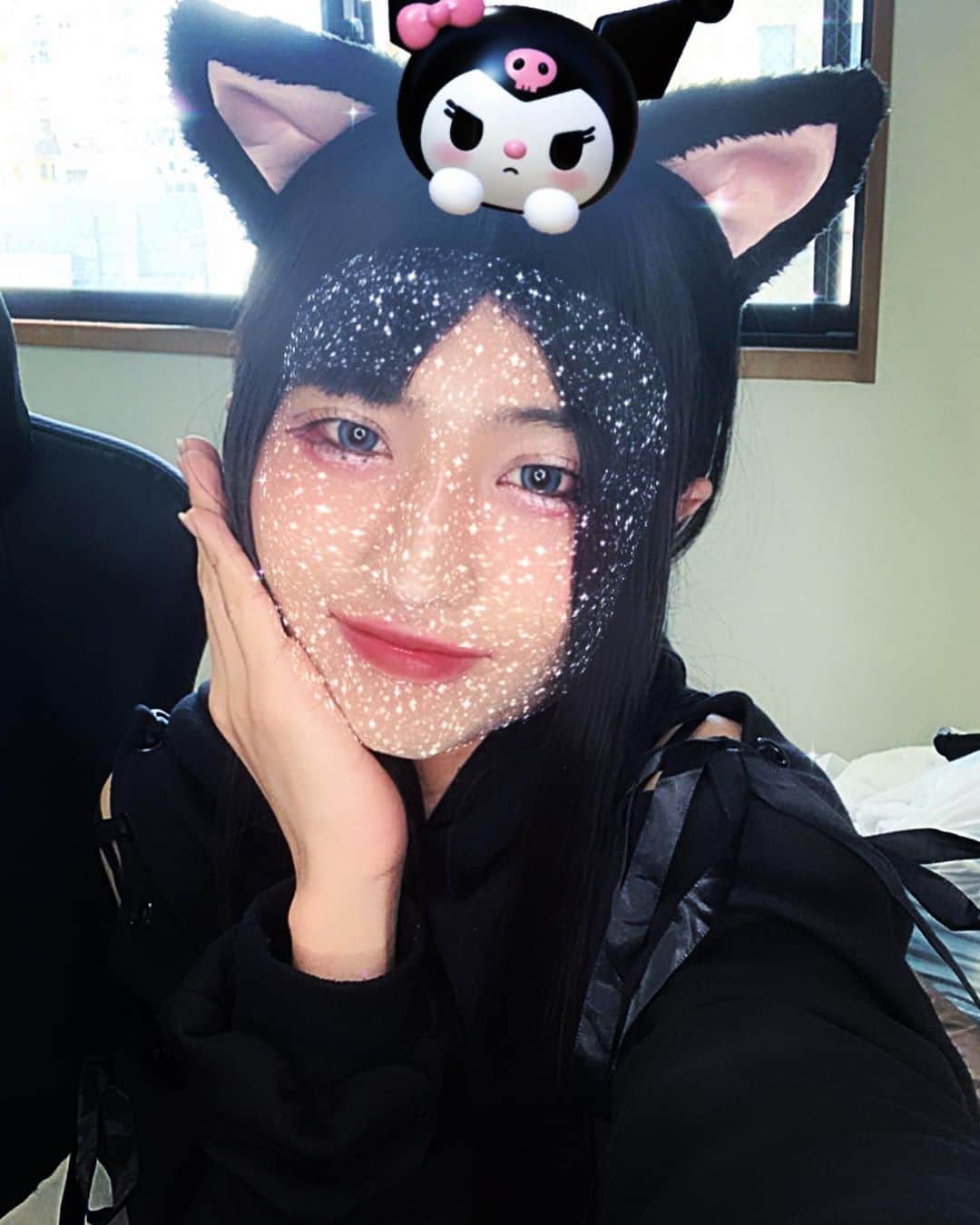 喉押さえマンさんのインスタグラム写真 - (喉押さえマンInstagram)「女装して写真撮った‼️ （今日は盛れる！？）」8月16日 10時38分 - popbca