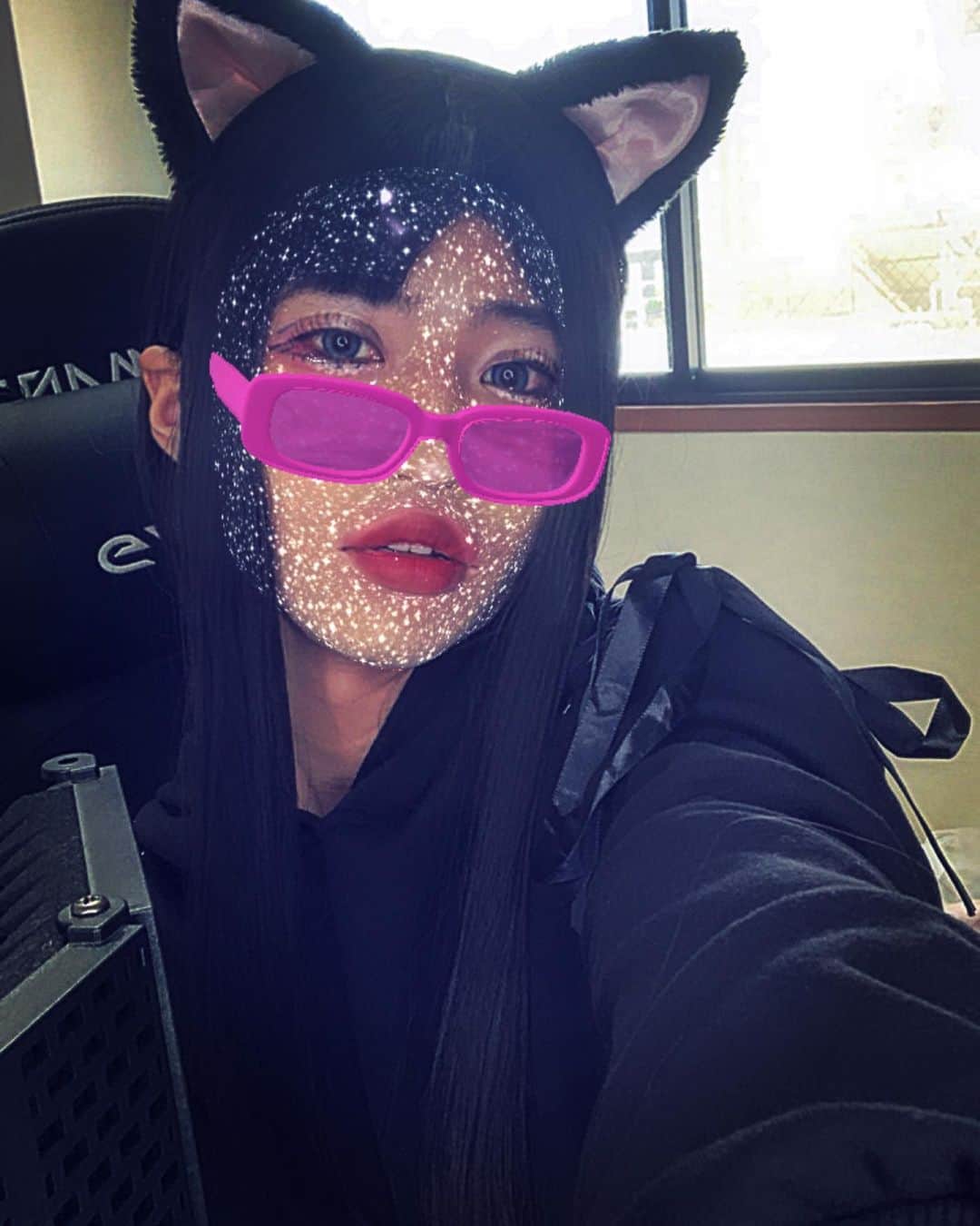 喉押さえマンさんのインスタグラム写真 - (喉押さえマンInstagram)「女装して写真撮った‼️ （今日は盛れる！？）」8月16日 10時38分 - popbca