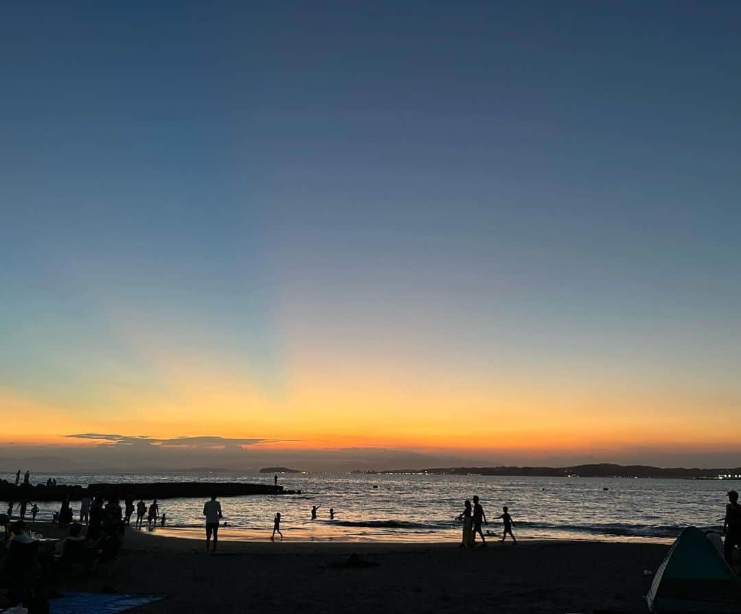 赤坂沙世さんのインスタグラム写真 - (赤坂沙世Instagram)「夏の思い出🌊✨ 既に陽がどんどん短くなってるー！！残りわずかな夏満喫しよ〜う☀️」8月16日 12時19分 - sayoakasaka