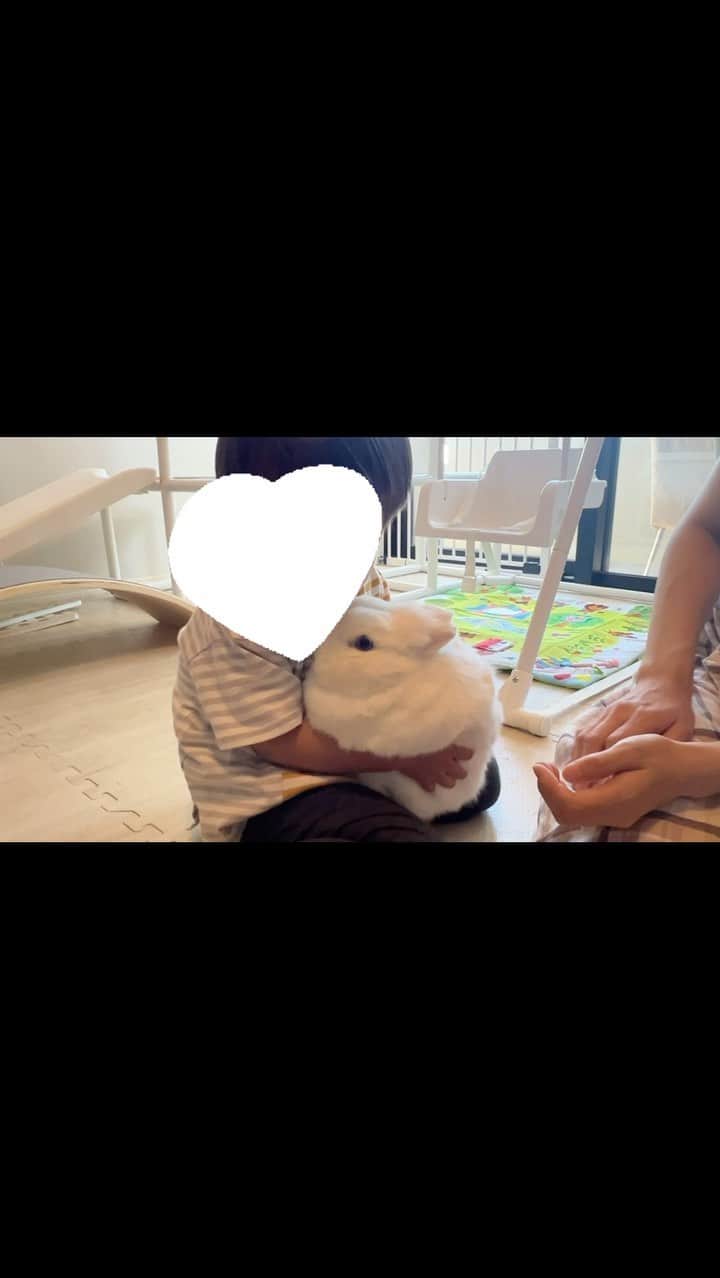 うー & なー ❤️ウチムラのインスタグラム：「* 可愛いね〜♡ぎゅ〜〜♡♡♡ まんまるで可愛すぎるイーちゃん😭🫧🩷」
