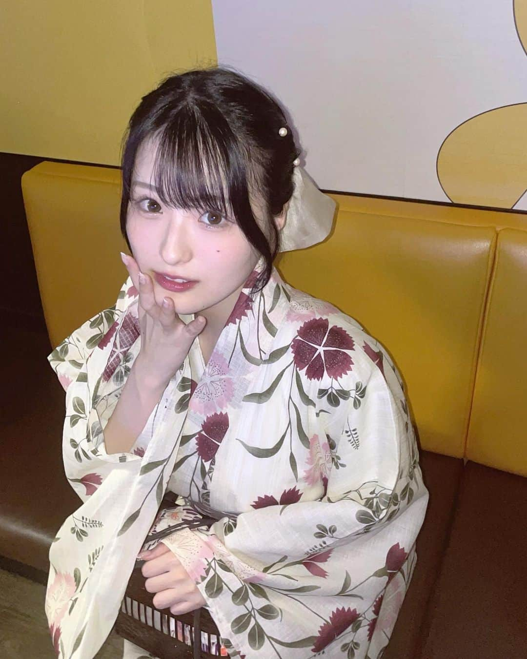 宇田川ももかさんのインスタグラム写真 - (宇田川ももかInstagram)「お友達と浴衣きたの！🎶👘 どーお？？ ・ ・ #浴衣#夏祭り#夏#宇田川ももか」8月16日 14時24分 - momoka_tpg