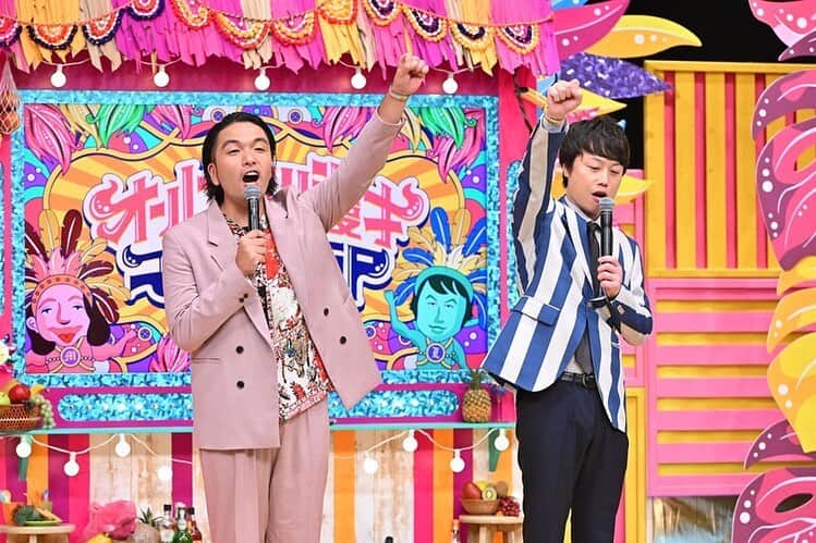池田真一のインスタグラム：「本日こちらダブルアート出ております！  オールザッツ漫才ゴールデンSP 2023 8月16日(水)よる8時〜 MBS  🔸MC  見取り図   🔸ゲスト FUJIWARA  陣内智則  ギャロップ  コロコロチキチキペッパーズ」