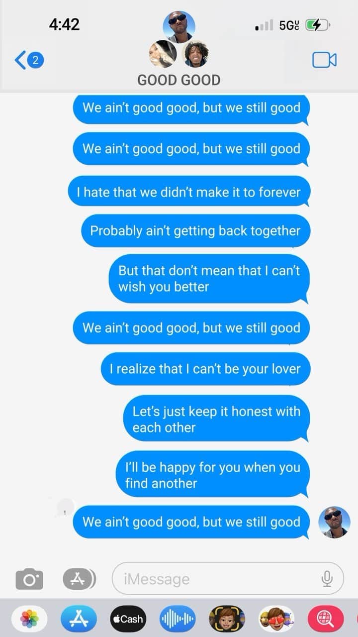 アッシャーのインスタグラム：「It be like that sometimes 🤷🏾‍♂️   ‘Good Good’ Dropping 8/4」