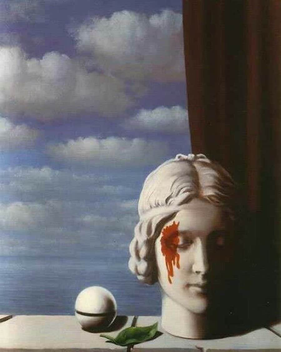 イネス・ヘレンのインスタグラム：「"Memory" by René Magritte」