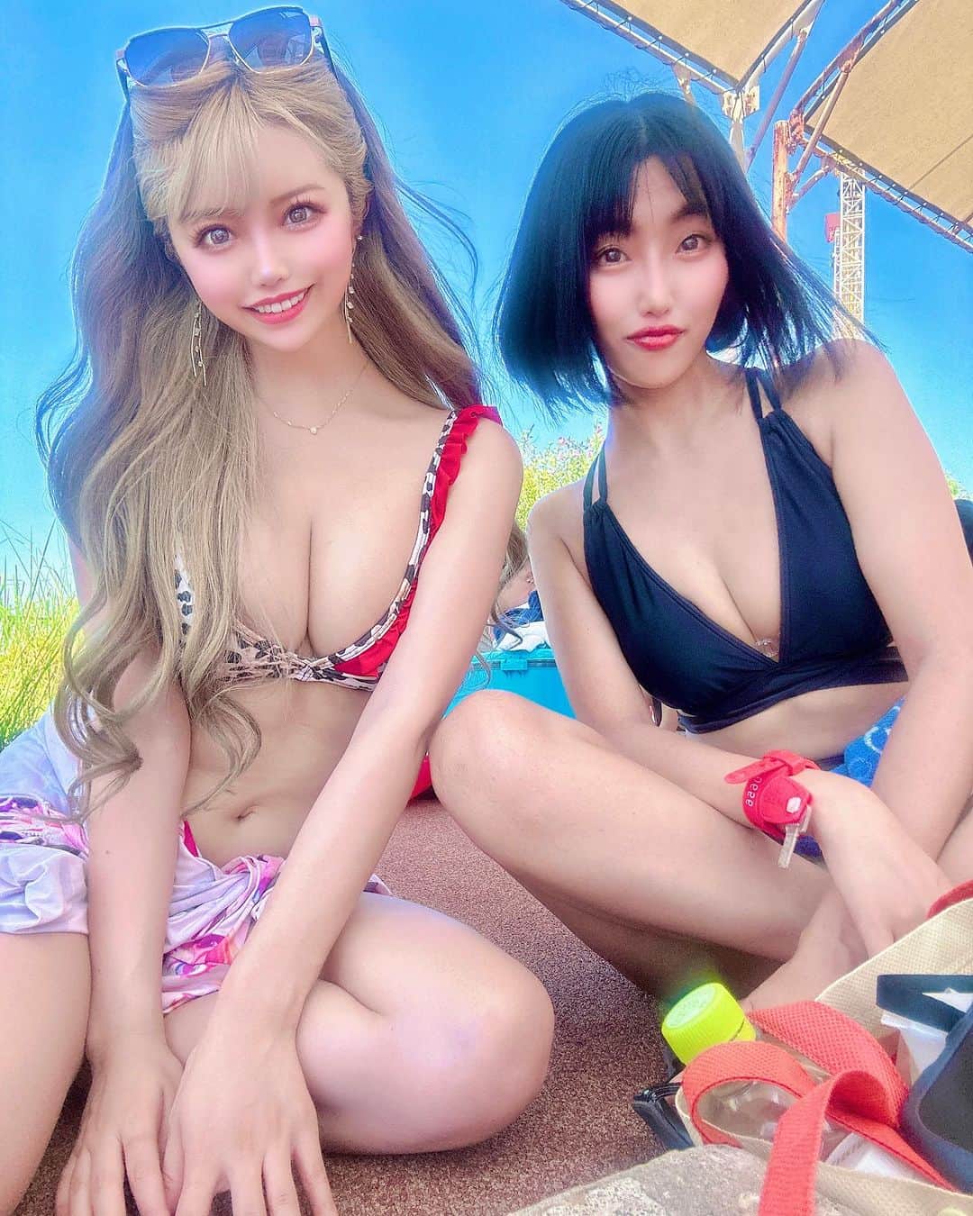 でいじーさんのインスタグラム写真 - (でいじーInstagram)「今年ゎまた一緒にいく、たのしみ✨️  #プール#pool#よみうりランドプールwai #よみうりランド#よみラン#ビキニ#ビキニ女子 #ビキニギャル #水着女子 #水着ギャル #水着#水着姿 #可愛い#お酒#ビール#レジャープール#東京#新宿#歌舞伎町#キャバクラ#ホスト#キャバ嬢#飲み#夏#summer #ヒョウ柄#ヒョウ柄ビキニ#夜職」8月2日 9時02分 - anyadevix