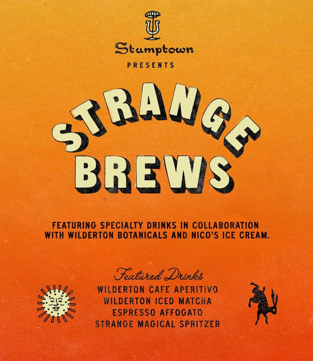 Stumptown Coffee Roastersさんのインスタグラム写真 - (Stumptown Coffee RoastersInstagram)「Join us each Wednesday in August (2-5PM) at our Portland SW 3rd and Division cafes for STRANGE BREWS 🪄🧙‍♂️☕️ OooOooOo!   Drink tasty concoctions featuring Wilderton Botanicals and Nico’s Ice Cream. It all starts this Wednesday, August 2nd. See you there!」8月2日 0時30分 - stumptowncoffee