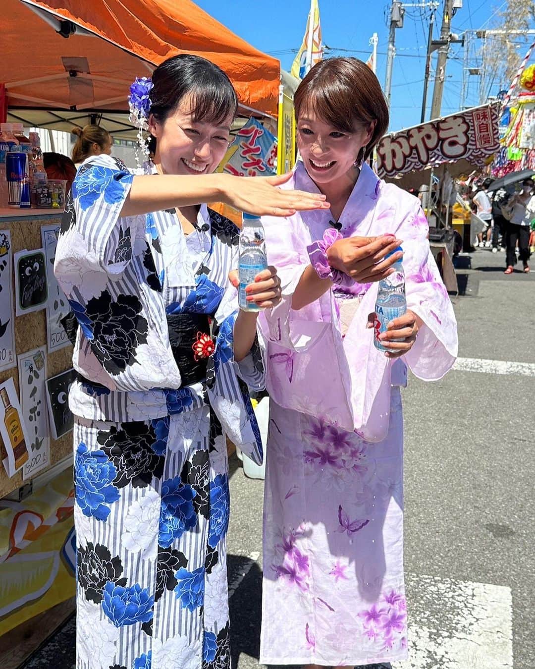 相川友希さんのインスタグラム写真 - (相川友希Instagram)「茂原七夕まつり♡2日間 みんなと過ごせて、大盛り上がりで本当に楽しい時間でした❣️ 暑かったね🥰4年ぶりの茂原七夕まつり、大成功！！  相当暑かったけど、また来年も！ってみんなの言葉がすごくすごく嬉しかったです！！！ 今年は大好きななおちゃんが来てくれて、茂原がさらに笑顔いっぱーいになってたよ❣️なおちゃんとお祭りめいっぱい楽しんじゃった⤴︎⤴︎⤴︎ 本当にありがと⤴︎♡ ポコチャファミリーとも念願の生で会えた⤴ね︎🙌♡かなりかなり嬉しかったです。 昔からの大好きなファンの方に会える七夕まつりは姪っ子ちゃんたちの成長を見てもらえて、もう完全に親戚みたいだよ！笑 茂原の大活躍yegの皆さまや市長たち、飾り、踊り、茂原を背負ってく子供たち  出会えたみんなと地元で楽しい時間を過ごせました♡  ありがとうございました🥰 #みんな　#茂原七夕まつり　#楽しい時間　#短冊　#願い事　#茂原市　#浴衣　#ショートヘア #ショートカット　#いつもあこがれ #屋台　#出店　#キッチンカー　#YOSAKOI #阿波踊り　#ラムネ　#シュシュ」8月2日 1時01分 - yuki923a
