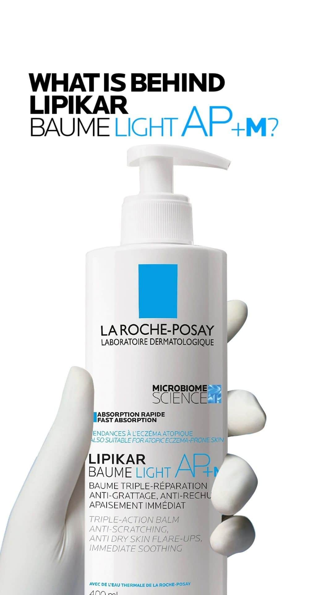La Roche-Posayのインスタグラム：「🔬 Diving deeper into our formulas reveals the true strength of our products. Lipikar Balm AP+M‘s power comes from a combination of carefully selected ingredients, each with a specific purpose. Together they unite to form a skincare dream team.  All languages spoken here! Feel free to talk to us at anytime. #larocheposay #lipikar #niacinamide #aquaposae #sheabutter Global official page from La Roche-Posay, France.」