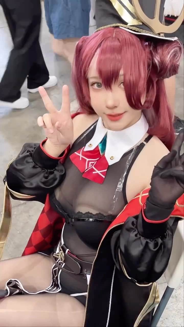 千尋のインスタグラム：「香港🇭🇰活動結束啦💗 明年再見❤️ 如果有和千尋合照～歡迎限動@！  #香港動漫節」