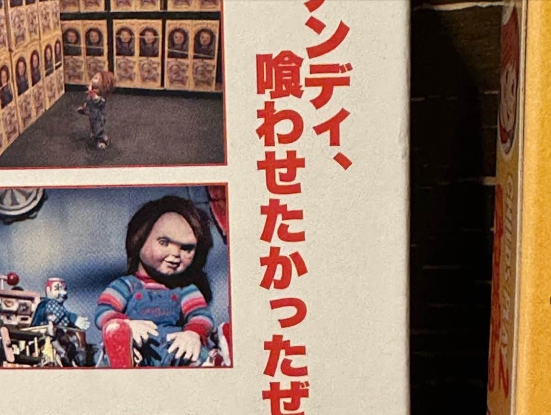 ヒグチユウコさんのインスタグラム写真 - (ヒグチユウコInstagram)「スペシャルたからもの。  (賞味期限切れなのでかざるもの)  #ChildsPlay #チャイルドプレイ　 #Chucky #rockinjellybean」8月2日 1時38分 - yukohiguchi3