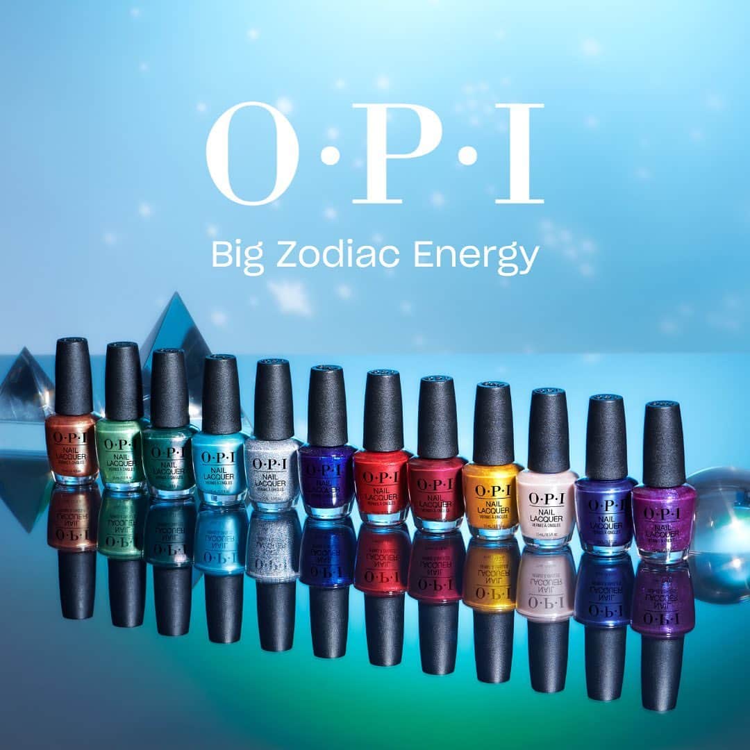 OPIさんのインスタグラム写真 - (OPIInstagram)「Meet the Big Zodiac Energy collection: a colorscope of ✨enchanting✨ shades that are off the charts.   Nail your sign–or signs (sun + moon + rising)–with shimmers, pearls, glitters, and holographics that channel alllll the elements. 🔮💫 Available in Nail Lacquer, Infinite Shine, and GelColor, plus 6 shades in our iconic dipping powder, Powder Perfection.   #OPIBigZodiacEnergy #OPI #OPIObsessed」8月2日 2時00分 - opi
