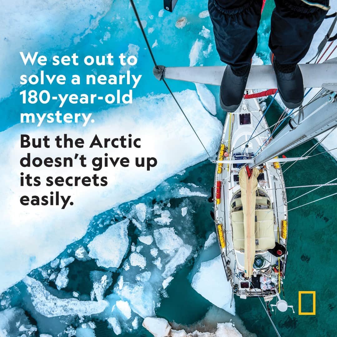 National Geographic Travelさんのインスタグラム写真 - (National Geographic TravelInstagram)「Read the full story at the link in bio.  In 1847, British explorer Sir John Franklin and his crew disappeared while searching for the fabled Northwest Passage. A National Geographic team sought to find evidence of their fate—but not without obstacles of their own. The team sailed from the Atlantic into a mazelike network of channels toward the other side of the continent, off the coast of Alaska. Along the way, their boat became trapped in a labyrinth of ice floes, and with winter approaching, they—much like the ill-fated Franklin expedition—risked being stranded in the Arctic.  Photograph by Renan Ozturk」8月2日 2時45分 - natgeotravel