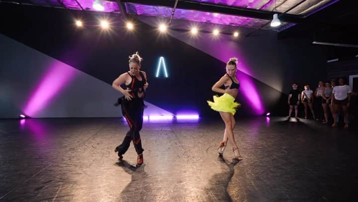 オータム・ミラーのインスタグラム：「Nothing beats dancing with this one @thelaceyschwimmer 🔥I owe it to her for believing in me when I wanted to try ballroom for the first time ❤️‍🔥love you twin flame」