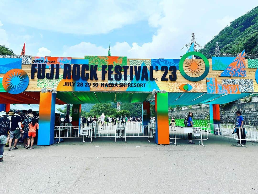 落合健太郎のインスタグラム：「FUJI ROCK FES 2023 #fujirock」