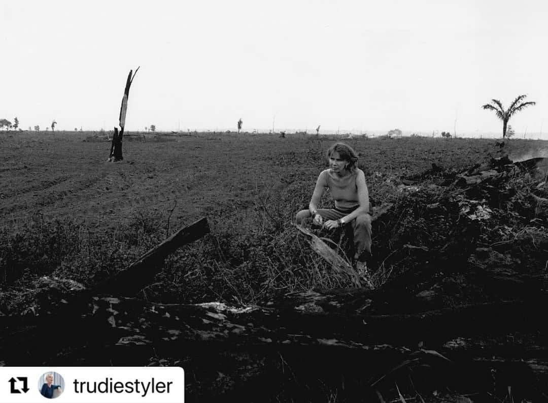 スティングのインスタグラム：「#Repost @trudiestyler with @use.repost ・・・ 34 years ago, while @theofficialsting was performing in Brazil, we received an invitation to visit a meeting of indigenous groups in the rainforest whose ancestral lands were being stolen from them for exploitation, their forest dwellings cleared to create pasture. At that meeting we met Chief Raoni, an elder of the indigenous Kayapo tribe. He was fighting to protect his people and his forest from the rampant land-grabbing that was taking place all around. His wisdom and understanding were profound, his vision for the future uncompromising, and he asked us to help deliver his message to the rest of the world. That message was: “There is a lot of smoke. My people are very sick. But whatever happens in the rainforest today, will affect all of you, in your homes, tomorrow.” And how devastingly right he was.  That meeting with Raoni inspired us to begin our Rainforest Foundation – now the Rainforest Fund. We went around the world with Raoni, helping him to deliver his message, and we succeeded in having an area of rainforest the size of Switzerland demarcated and protected. This legal process to recognise indigenous land and protect it became the basis for the Rainforest Fund’s work across the globe for the following 34 years, as we inform and support indigenous forest people in their fight to protect their homes.  34 years on, we can dare to hope that there is a shift taking place. The world is waking up to reality as we find ourselves on the brink of environmental catastrophe. Indigenous rights in Brazil are being recognised and supported at Government level. The indigenous peoples'' role in protecting their forest lands - for themselves and for all of us - is being understood and valued.   We celebrate Raoni’s age and wisdom, his unwavering vision, his leadership and legacy. His message to the world is still vital for us all to hear and understand.」