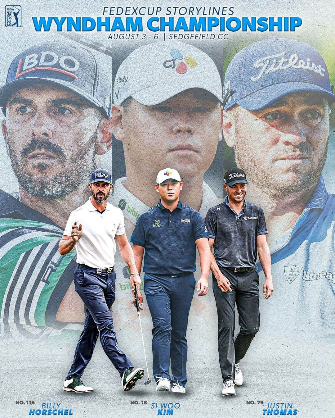 PGA TOURさんのインスタグラム写真 - (PGA TOURInstagram)「Storylines at Sedgefield. An action-packed regular season finale is in store @WyndhamChamp 👀」8月2日 6時31分 - pgatour