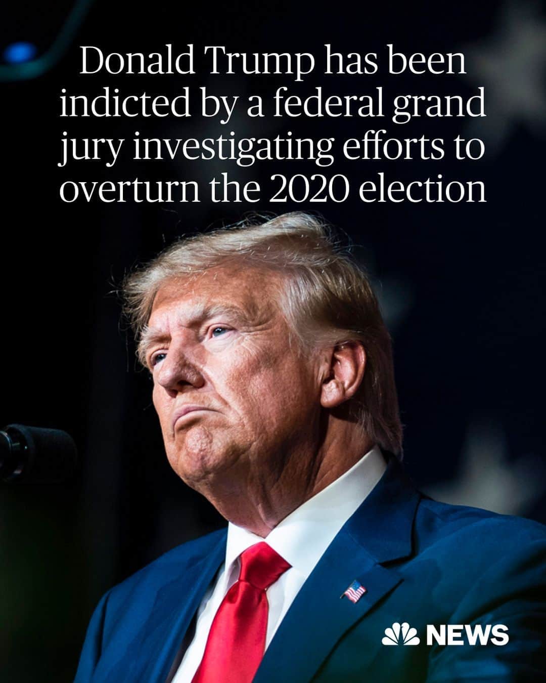 NBC Newsさんのインスタグラム写真 - (NBC NewsInstagram)「Former President Trump has been indicted by a federal grand jury investigating efforts to overturn the 2020 election.   The indictment was handed down two weeks after Trump announced that he'd been notified he received a target letter in the probe led by special counsel Jack Smith, who brought charges against the former president last month in a separate case over Trump's handling of classified documents after leaving office.  While the charges in the new indictment were not immediately revealed, two attorneys with direct knowledge of the matter told @NBCNews that Trump's target letter cited three federal statutes related to the deprivation of rights, conspiracy to defraud the U.S. and obstruction.  Read more at the link in bio.」8月2日 6時37分 - nbcnews