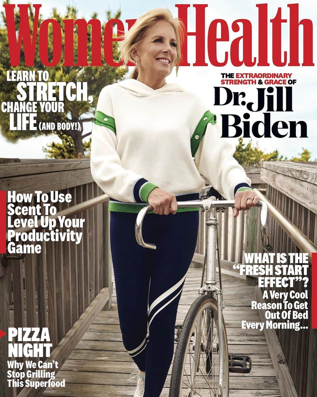 アディアムさんのインスタグラム写真 - (アディアムInstagram)「First Lady Dr.Jill Biden wears #ADEAM Tennis Club Sweater on the September Issue of @WomensHealthMag.」8月2日 6時48分 - adeam