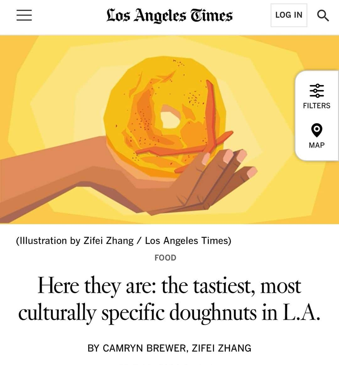 ダニー・トレホさんのインスタグラム写真 - (ダニー・トレホInstagram)「So excited to be featured in @latimesfood as one of the tastiest, most culturally specific doughnuts in #losangeles 🍩  Open daily 7AM-4PM  📍6785 Santa Monica Blvd, Los Angeles  #trejostacos #trejosdonuts #trejoscantina #trejoscerveza #trejosdonutsandcoffee #coffeeshop #losangeles #donuts #dannytrejo #breakfast #bakers #donutsandcoffee」8月2日 7時03分 - officialdannytrejo