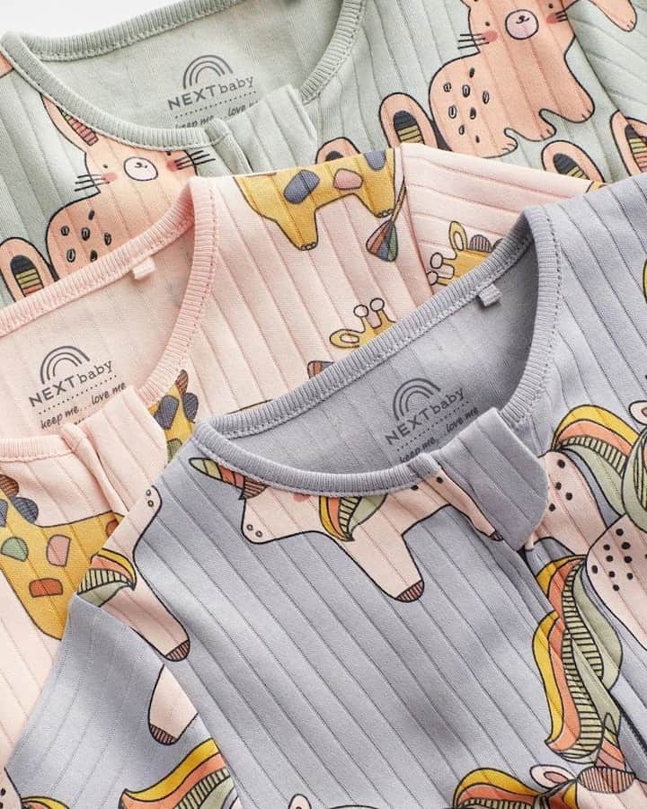 Nextさんのインスタグラム写真 - (NextInstagram)「Pj's, jammies, jim-jams... whatever you call them, these adorable summer sleepsuits are a MUST! 🦄 #nextkids」8月2日 17時00分 - nextofficial
