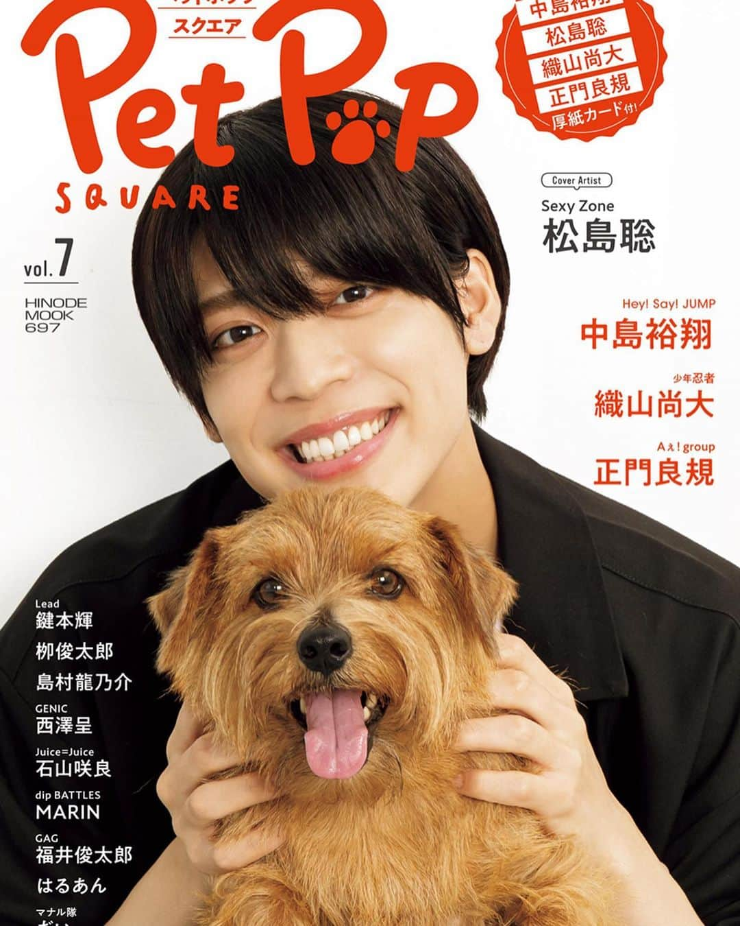 島村龍乃介さんのインスタグラム写真 - (島村龍乃介Instagram)「. 本日発売 【Pet Pop SQUARE vol.7】 に実家の愛犬　チョコちゃん　 と一緒に取材していただきました！！！  チョコちゃんいい顔してた〜〜😍  是非お近くの書店で☺️ #愛犬　#トイプードル」8月2日 17時28分 - shimamuraryunosuke