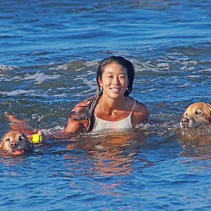 大村 奈央さんのインスタグラム写真 - (大村 奈央Instagram)「わたしたちの 夏 ☀️ #海水浴 #ベルサニ pc ©︎ichirohsakai  #goldenretriever #dogs #ゴールデンレトリバー #犬」8月2日 17時44分 - naoomura