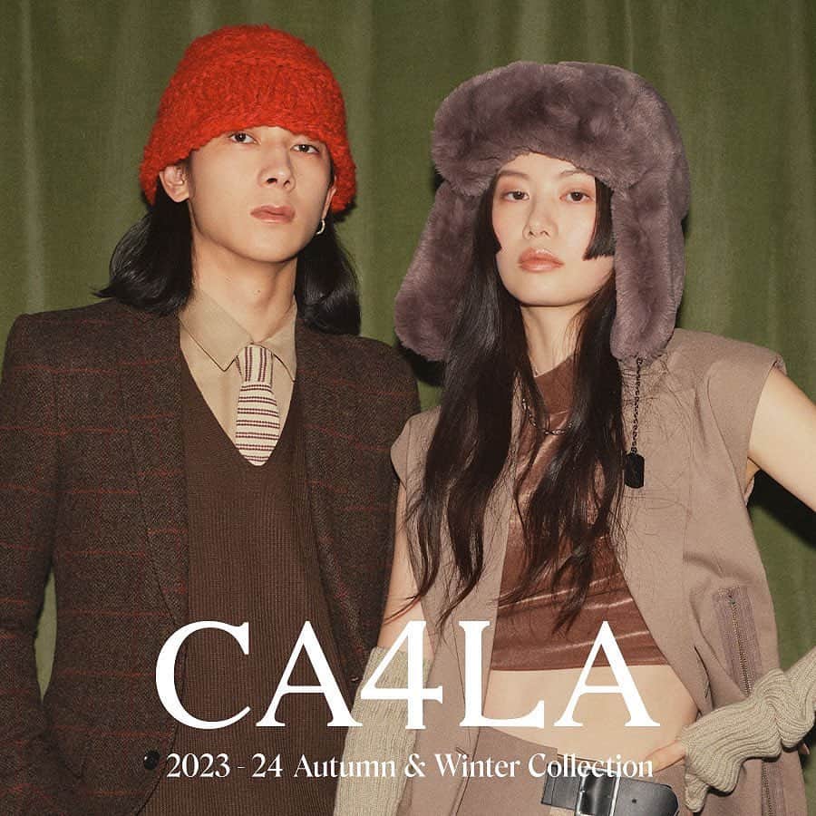 泉はるさんのインスタグラム写真 - (泉はるInstagram)「CA4LA(@ca4la_official) 🎩  2023AW Collection [CONTINUATION]  AD: Osamu Jimbo Ph: Jun Yasui St: Kumiko Sannomaru HM: Katsuyoshi Kojima  #ca4la」8月2日 18時00分 - haruppp717