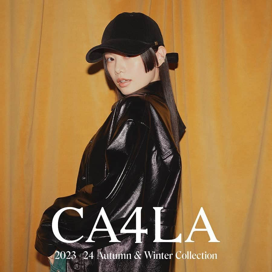 泉はるのインスタグラム：「CA4LA(@ca4la_official) 🎩  2023AW Collection [CONTINUATION]  AD: Osamu Jimbo Ph: Jun Yasui St: Kumiko Sannomaru HM: Katsuyoshi Kojima  #ca4la」