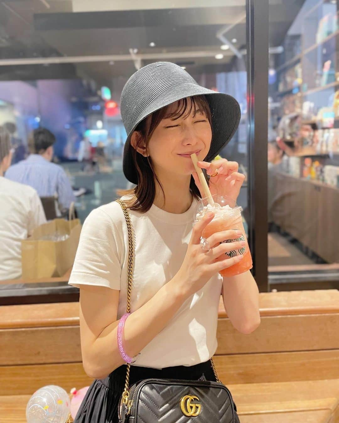 中島愛蘭さんのインスタグラム写真 - (中島愛蘭Instagram)「☁🍑✨ あと何回飲めるかな🥹 次はスイカフラぺだって🌳🍉  ﹏﹏﹏﹏﹏﹏﹏﹏﹏﹏﹏  - ̗̀📣お知らせ ⁡ この度、JJ「J-GIRL」モデルオーディション2023 #国民的彼女（Bブロック）の書類選考に通過しました。 ⁡ このオーディションはファンの方からの応援で決まります！ 8/7からスタートする次の審査では「マシェバラ」というアプリでの配信審査があります。 ⁡ まずはここで上位15名の中に残ることが目標です️️📝！ ⁡ 応援よろしくお願いいたします🙇🏼‍♂️」8月2日 21時00分 - aira_nakajima