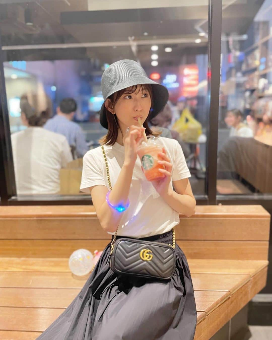 中島愛蘭さんのインスタグラム写真 - (中島愛蘭Instagram)「☁🍑✨ あと何回飲めるかな🥹 次はスイカフラぺだって🌳🍉  ﹏﹏﹏﹏﹏﹏﹏﹏﹏﹏﹏  - ̗̀📣お知らせ ⁡ この度、JJ「J-GIRL」モデルオーディション2023 #国民的彼女（Bブロック）の書類選考に通過しました。 ⁡ このオーディションはファンの方からの応援で決まります！ 8/7からスタートする次の審査では「マシェバラ」というアプリでの配信審査があります。 ⁡ まずはここで上位15名の中に残ることが目標です️️📝！ ⁡ 応援よろしくお願いいたします🙇🏼‍♂️」8月2日 21時00分 - aira_nakajima