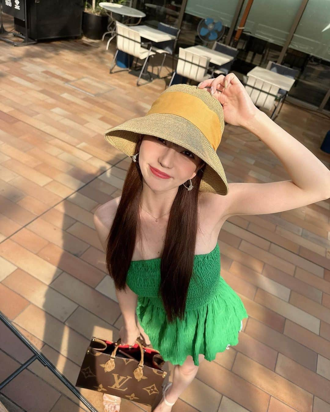 堀尾実咲さんのインスタグラム写真 - (堀尾実咲Instagram)「おはよお👶🌻  #nonoaoyama #aoyama #aoyamacafe #aoyamalunch #summer #summerfashion #shein #ののあおやま #ののあおやまカフェ #青山カフェ #青山グルメ #青山ランチ #夏コーデ #シーン #帽子コーデ」8月2日 10時18分 - misaki.horio