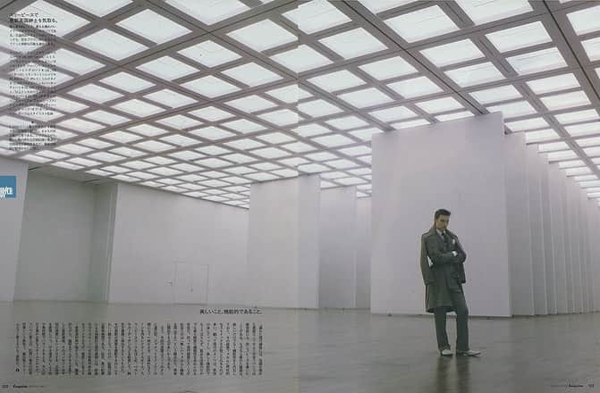 中野敬久さんのインスタグラム写真 - (中野敬久Instagram)「ファッションと遠景のハナシ。自分はどーしても景色と人を上手に撮ることが中々出来ずに四苦八苦していた時期。出来たばかりの#国立新美術館 での撮影はとっても勉強になった。#esquire #fashion #photography #hirohisanakano」8月2日 10時36分 - hirohisanakano
