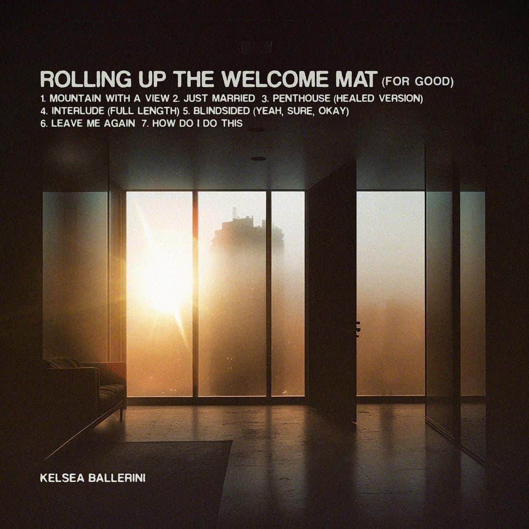 Kelsea Balleriniのインスタグラム：「ROLLING UP THE WELCOME MAT (FOR GOOD). august eleven.   “it’s kinda scary opening a wound that time has mended” …but this unexplainably transformative welcome mat had one last bit of rolling up to do 🤍  it’s most important that i articulate that this re-release is for you and you only. the added outro’s that we ended up screamsinging nightly on tour, the lyric changes along a healing journey, hearing you very loudly explain that the INTERLUDE NEEDS TO BE A FULL SONG KELSEA COME ON. plus, a new song to bring the story more up to date.  with this, comes a favor. from the deepest and purest part of my heart, i ask that you help this be ours and let the music simply be the music, not dig back into the experience that it was written about nearly a year ago. as a songwriter, producer, artist i’m proud and protective of this EP, and as a woman and human also proud and protective of the new, happy season of life i’m in.   my real hope is for us to continue growing, healing, and evolving together with acceptance and kindness (even when we unleash our inner fire breathing dragon singing the new versions of these songs). am i right? 😉」