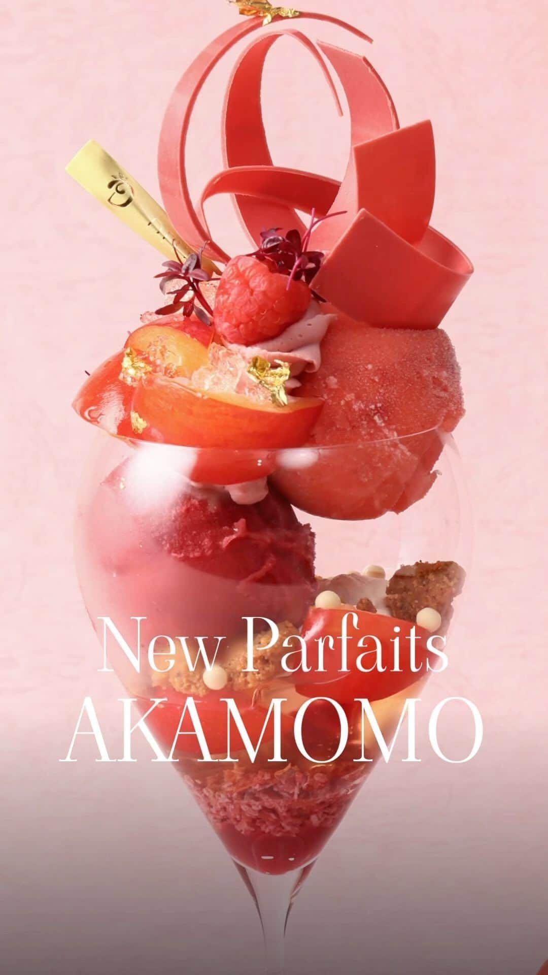 eguchikazuakiのインスタグラム：「New Parfaits AKAMOMO  DEL‘IMMO Hibiya store 2023 08.01〜」