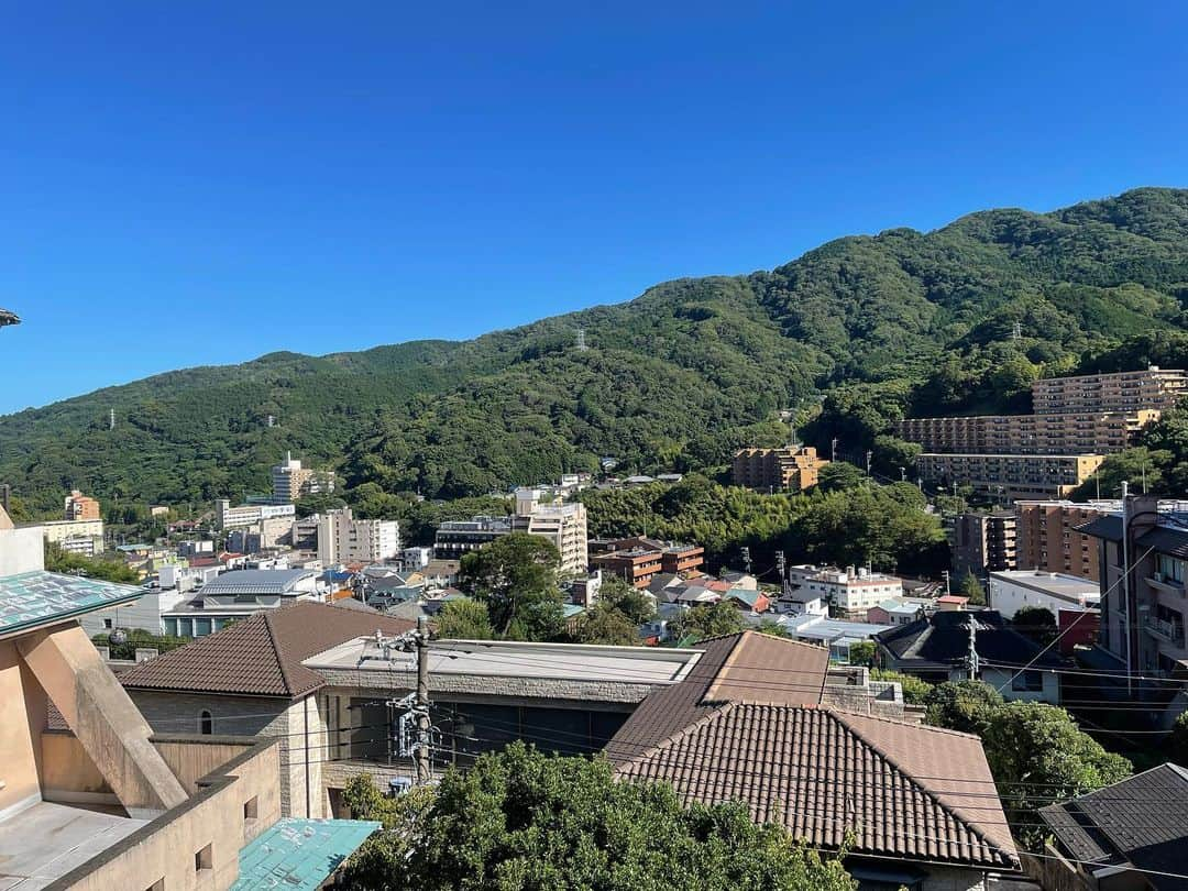 石黒彰のインスタグラム：「湯河原なう😎。」