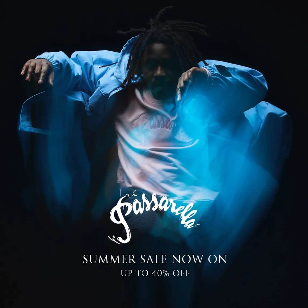 パサレラデススクアッドのインスタグラム：「SUMMER SALE NOW ON Up to 40% off. Link in the bio. X  Founded in 2004 by artist & musician Danny Broddle, London based Passarella is the complete aesthetic experience encompassing clothing, music and art.  Inspired by Andy Warhol’s Factory, it produces multi-disciplinary works united by a sense of contemporary noir.  Started as a bedroom company importing fabrics from Japan with manufacturing in the UK within a few years Passarella was sold to over 160 stockists throughout the world including; Harvey Nichols, Liberty’s, Le Bon Marché, Matches and END. and featured in some of the worlds key fashion media including iD Magazine, Hypebeast, High Snobiety, Dazed & Confused, Vice and Complex. Exclusive designs have been created for the likes of Selfridges, Lane Crawford, Oki-Ni, and END.  #streetwear #mensfashion #unisexclothing #highsnobiety #hypebeast #london #multimedia #madeinengland #artwork #menswear #fashionstyle #unisex #streetstyle #style #styleblogger #fashion #drawing #art #music #streetwearfashion #streetwear #madeinjapan #madeinengland #style #mensfashion #mensstyle #jacket #tshirts #sweatshirt #fashionphotography」