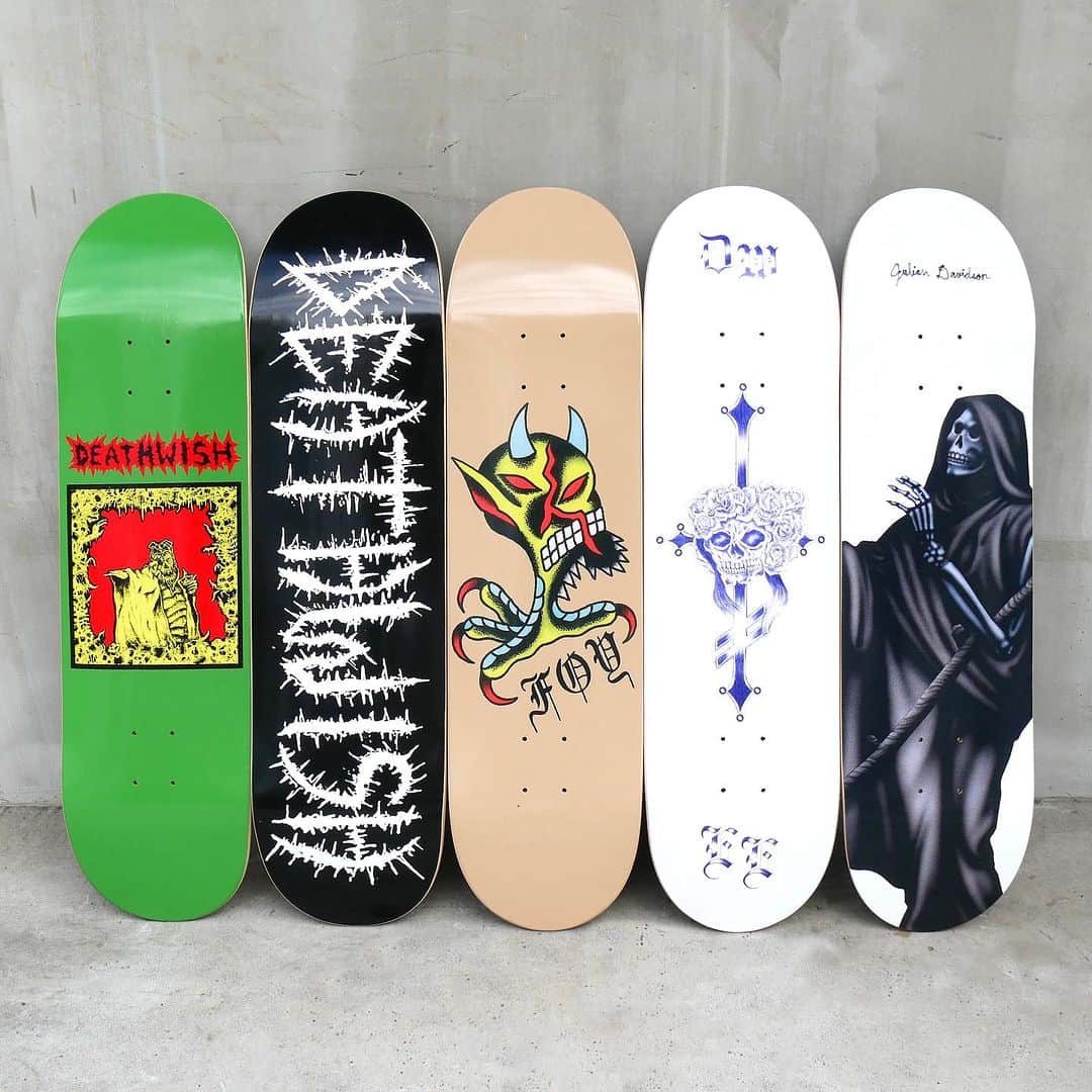 スケートボードのカリフォルニアストリートさんのインスタグラム写真 - (スケートボードのカリフォルニアストリートInstagram)「@deathwishskateboards から🆕デッキ入荷しました🔥  CALIFORNIA STREET 東京都渋谷区代官山町7-3 Tel 03-3461-9725 Store Hours 12:00 ~ 19:00 通販 : 17時までのご注文で即日発送 年中無休(12/31 ~ 1/3 を除く)  @deathwishskateboards  #deathwish #デスウィッシュ #skateboard #skateboarding #skater #カリフォルニアストリート #カリスト #スケートボード #スケボー #スケーター #californiastreet #calst」8月2日 16時45分 - california_street