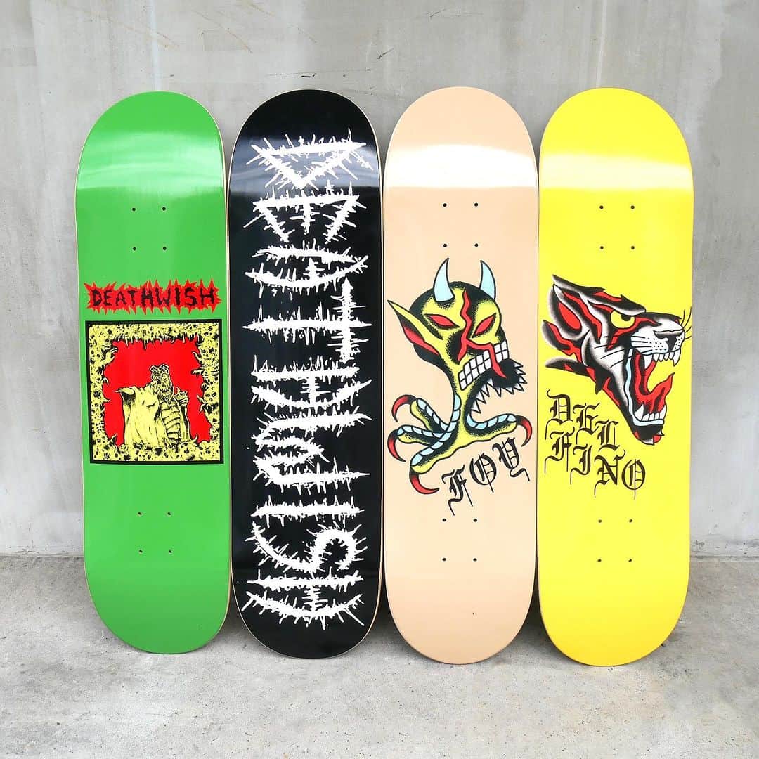 スケートボードのカリフォルニアストリートさんのインスタグラム写真 - (スケートボードのカリフォルニアストリートInstagram)「@deathwishskateboards から🆕デッキ入荷しました🔥  CALIFORNIA STREET 東京都渋谷区代官山町7-3 Tel 03-3461-9725 Store Hours 12:00 ~ 19:00 通販 : 17時までのご注文で即日発送 年中無休(12/31 ~ 1/3 を除く)  @deathwishskateboards  #deathwish #デスウィッシュ #skateboard #skateboarding #skater #カリフォルニアストリート #カリスト #スケートボード #スケボー #スケーター #californiastreet #calst」8月2日 16時45分 - california_street