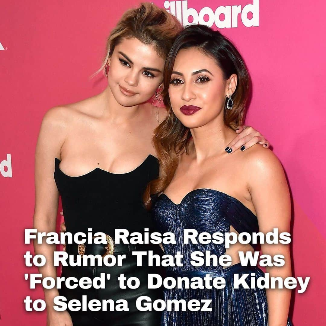 Just Jaredさんのインスタグラム写真 - (Just JaredInstagram)「Francia Raisa is clearing up the major rumor that she was forced or pressured to donate her kidney to Selena Gomez, confirming that this was not the case at all. Tap this photo at the LINK IN BIO for everything she shared about the kidney donation, why she went through with it, and how she feels about all the attention she's receiving. #FranciaRaisa #SelenaGomez Photo: Getty」8月3日 2時17分 - justjared