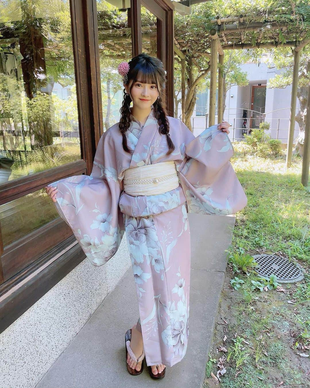 工藤咲姫さんのインスタグラム写真 - (工藤咲姫Instagram)「浴衣すきー？？ 日本の夏って感じで好き💖👶🏻 涼しげだよねー浴衣👘 ♡   #浴衣  #浴衣ヘアアレンジ  #浴衣女子  #ゆかた女子  #浴衣コーデ  #量産型  #量産型女子  #量産型コーデ  #編み込みツイン  #ヘアアレンジ  #兵児帯  #かわいい浴衣  #夏コーデ  #祭り  #撮影会  #鳩山会館  #大正ロマン  #大正ロマン風  #fjk  #工藤咲姫」8月2日 18時57分 - saki_kudo_0710