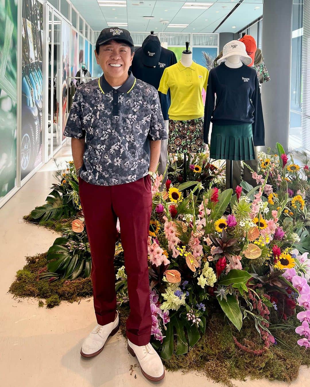 のインスタグラム：「来春のBEAMSGOLFの展示会をやってます⛳️🏌️‍♂️🏌️‍♀️ @beamsgolf #beamspressroom」