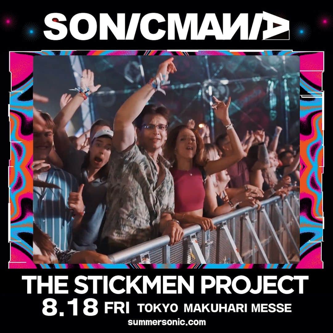 サマーソニックのインスタグラム：「◤ THE STICKMEN PROJECT ◢ 2016年に英国で結成された正体不明のハウス・デュオ🇬🇧  TikTok（フォロワー数700万超え!!）から人気に火がついた彼らは、真っ暗闇にライトアップされたLEDスーツと楽器で繰り広げる幻想的なパフォーマンスが特徴🥁👾  #sonicmania で未知なる世界と出会ってみませんか🤯💥」