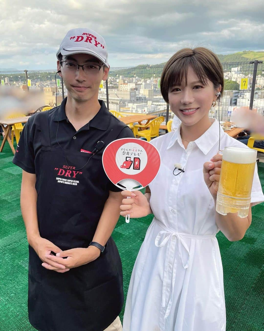 海江田麻貴さんのインスタグラム写真 - (海江田麻貴Instagram)「ㅤㅤㅤㅤㅤ  ㅤㅤㅤㅤㅤ 奈良テレビ『ゆうドキッ！』 ホテル日航奈良 屋上ビアガーデンより ドキッとLIVE 生中継繋がせて頂きました📺⚡️  ㅤㅤㅤㅤㅤ ご覧頂いた皆さま有難う御座いました✨ 若草山や興福寺五重塔、世界遺産を望む絶景を見ながらの 屋上ビアガーデンはほんっとうに最高です😆🍺！  ㅤㅤㅤㅤㅤ JR奈良駅すぐのホテル日航奈良にて来月10日まで開催中ですので、 皆さん是非ぜひ行ってみてください🤍  ㅤㅤㅤㅤㅤ  ㅤㅤㅤㅤㅤ  ㅤㅤㅤㅤㅤ  ㅤㅤㅤㅤㅤ  #奈良 #ホテル日航 #ホテル日航奈良 #ビアガーデン #屋上ビアガーデン #japanesegirl #日本女孩 #奈良テレビ #ゆうドキッ #生放送 #生中継 #中継リポート #リポーター #女子アナコーデ #清楚コーデ　 ㅤㅤㅤㅤㅤ」8月2日 19時42分 - _makiii0924_