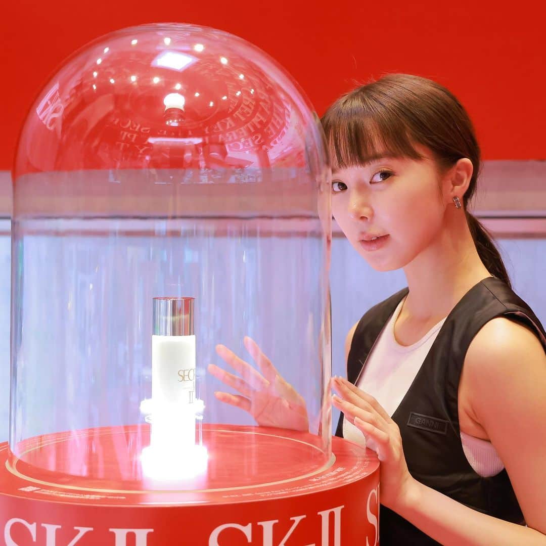 柊有紗のインスタグラム：「SK-IIの展示会に参加させて頂きました。 #skiisecretkeyhouse ではSK-IIの秘密について知れる良い機会になりました。  Thank you @skii ❤️ #skⅱ #skiithesecretkey」